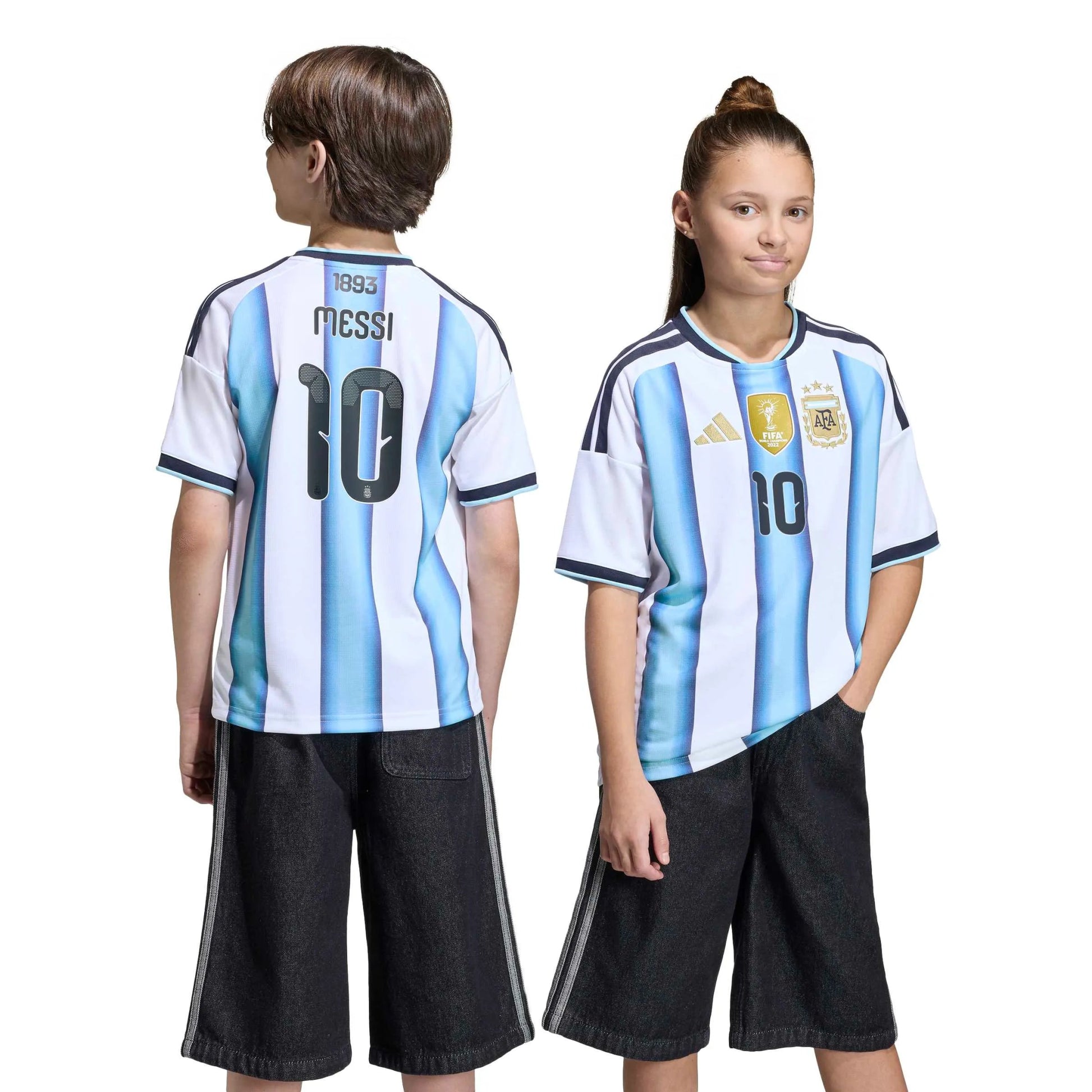2026 Argentina Youth Stadium Home Messi #10 Soccer Jersey | Adidas Discount