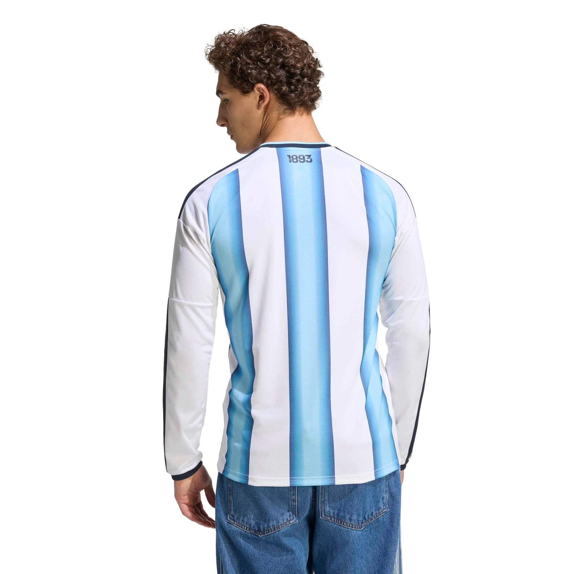 2026 Argentina Men's Stadium Home Long-Sleeve Soccer Jersey | Adidas for Sale