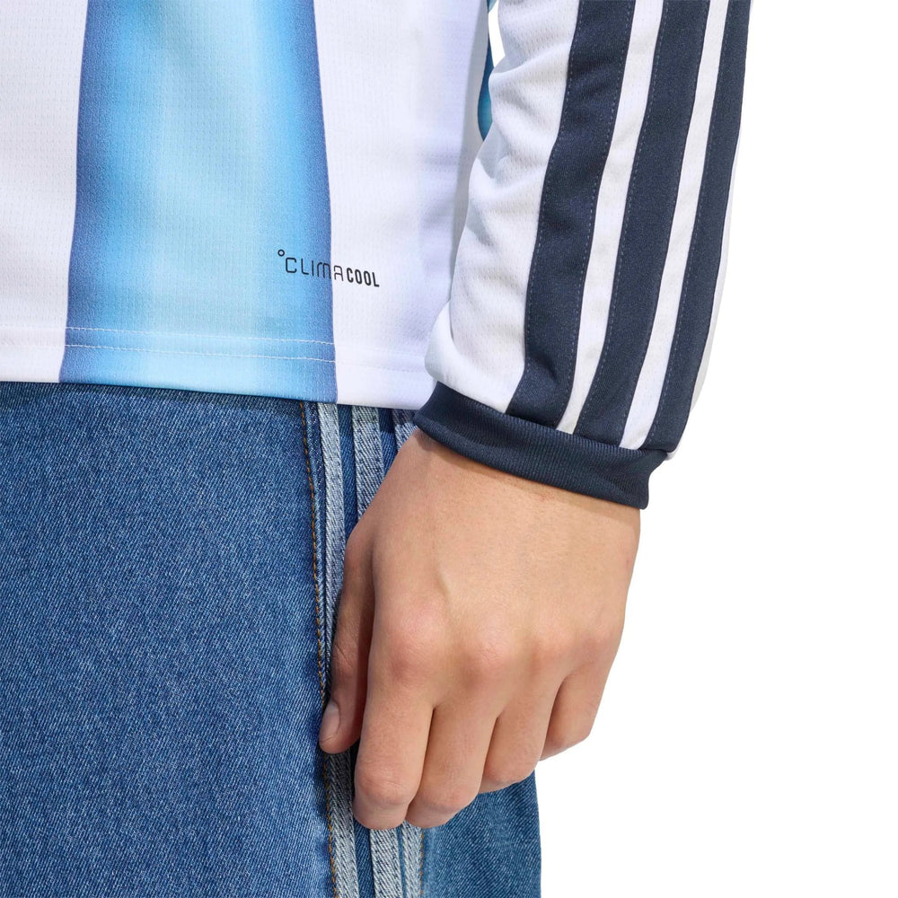 2026 Argentina Men's Stadium Home Long-Sleeve Soccer Jersey | Adidas for Sale