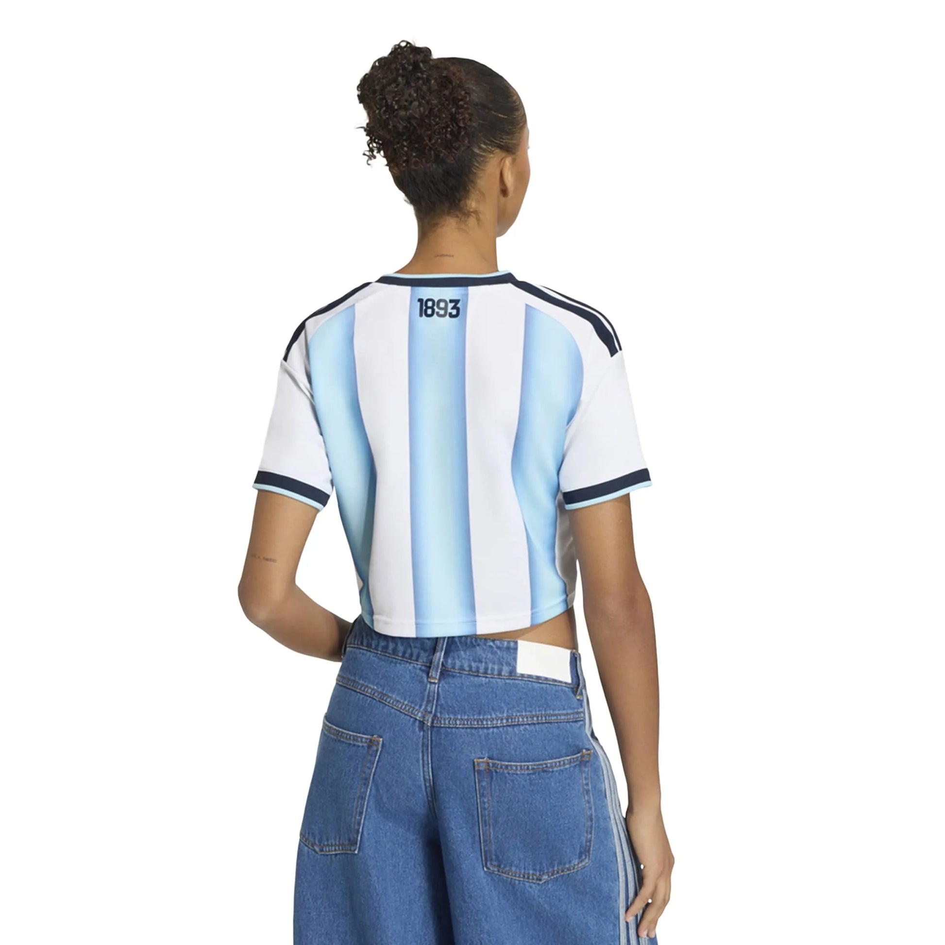 2026 Argentina Women's Stadium Home Cropped Soccer Jersey | Adidas Sale