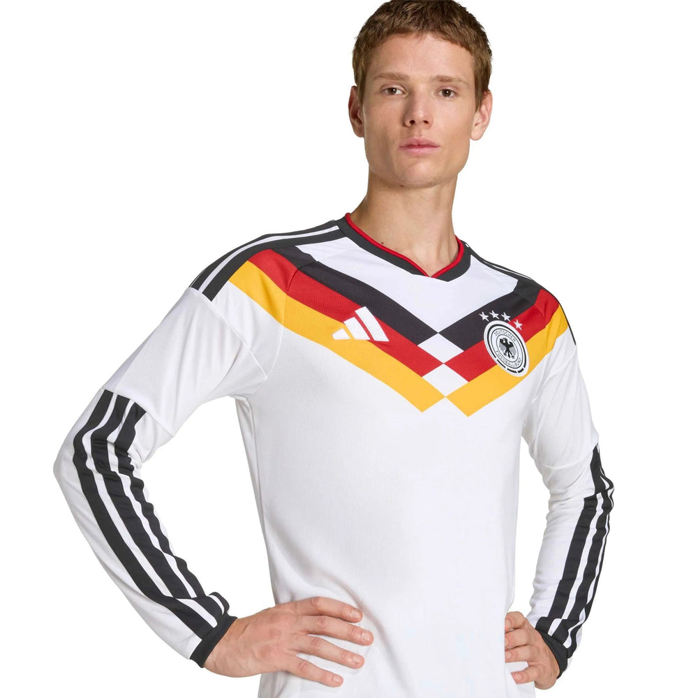 2026 Germany Men's Stadium Home Long-Sleeve Soccer Jersey | Adidas Sale