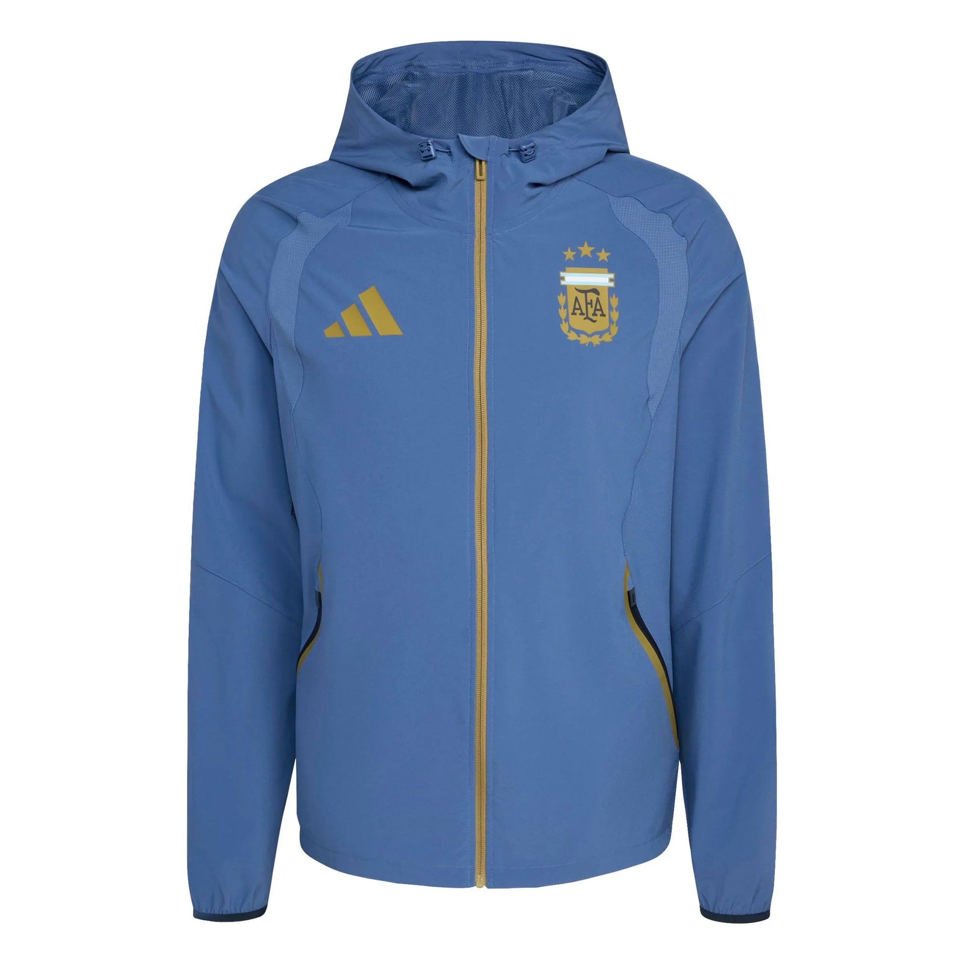 2026 Argentina Men's Tiro Travel Full Zip Windbreaker | Adidas Sports