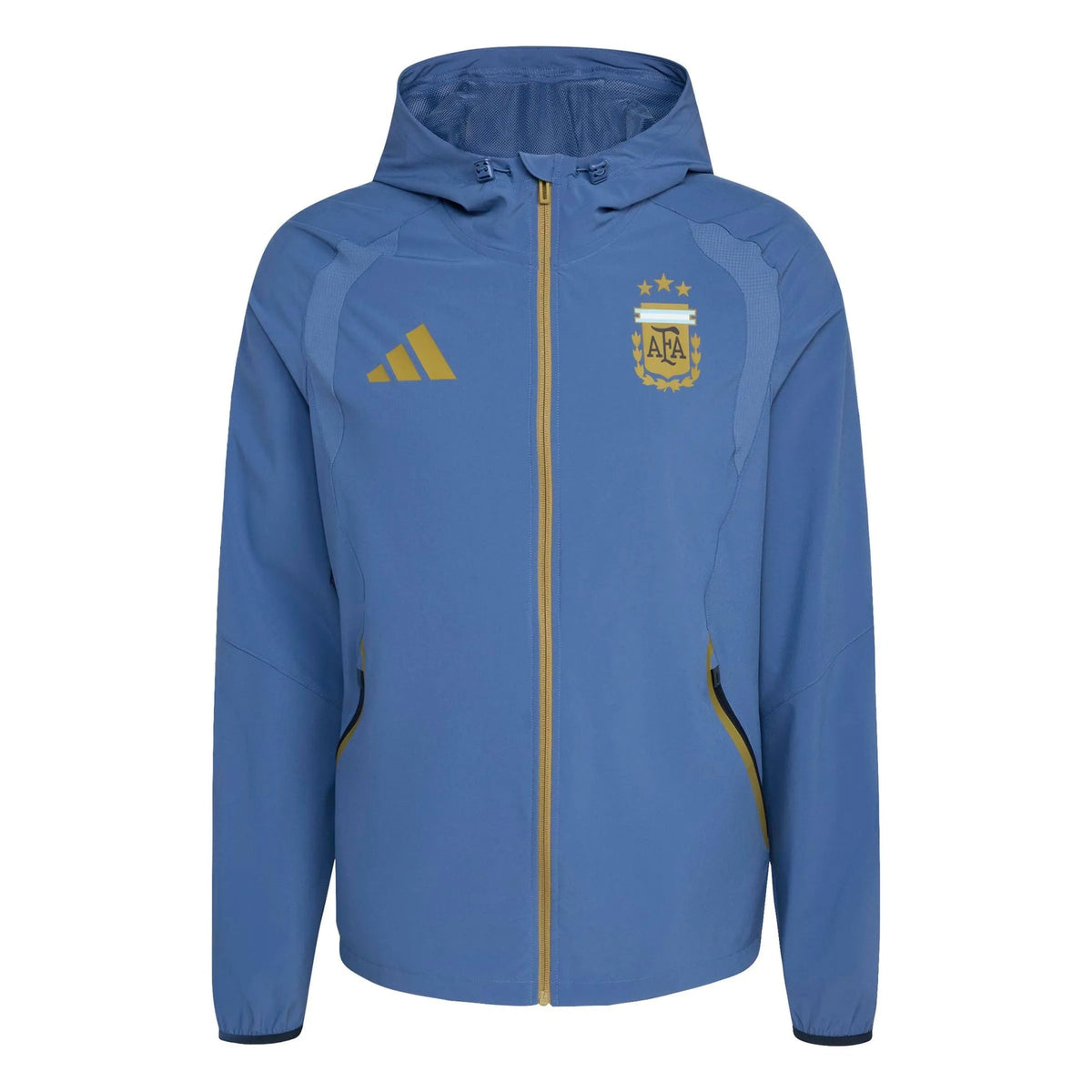 2026 Argentina Men's Tiro Travel Full Zip Windbreaker | Adidas Sports