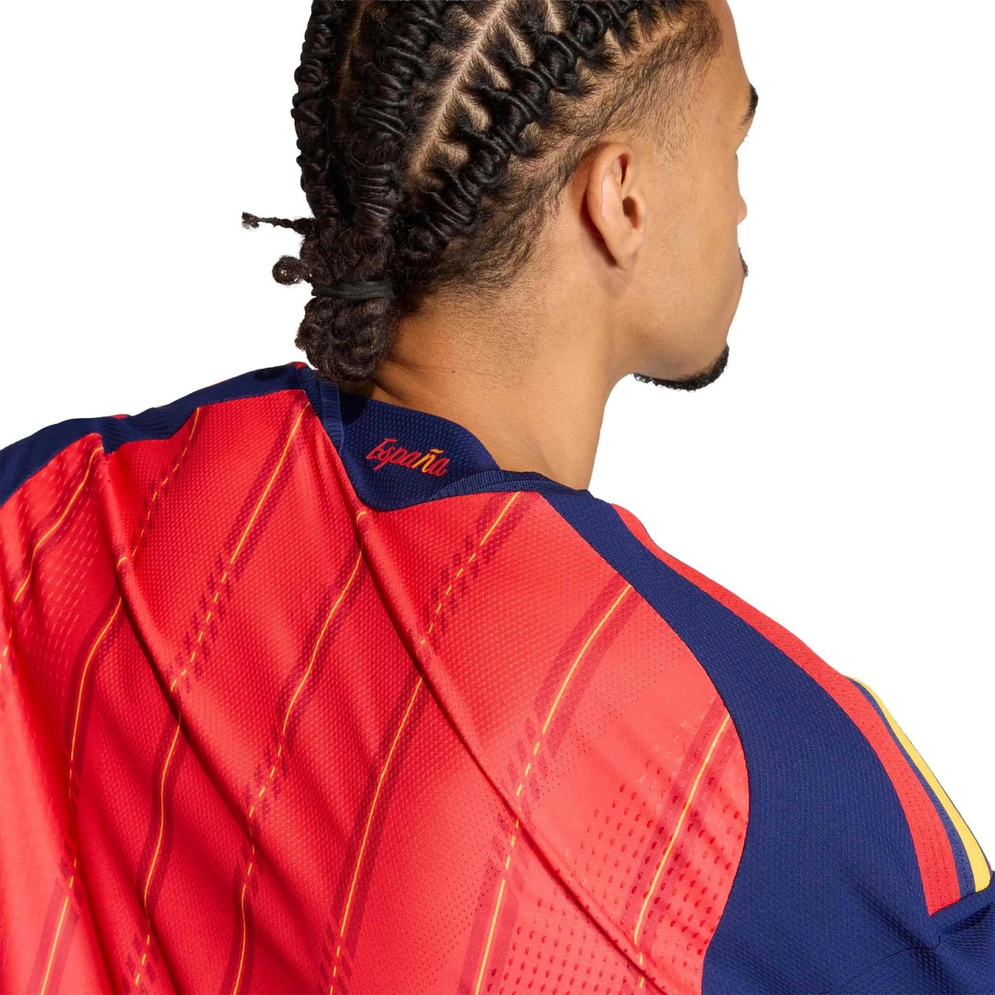 2026 Spain Men's Authentic Home Long-Sleeve Soccer Jersey | Adidas Outlet