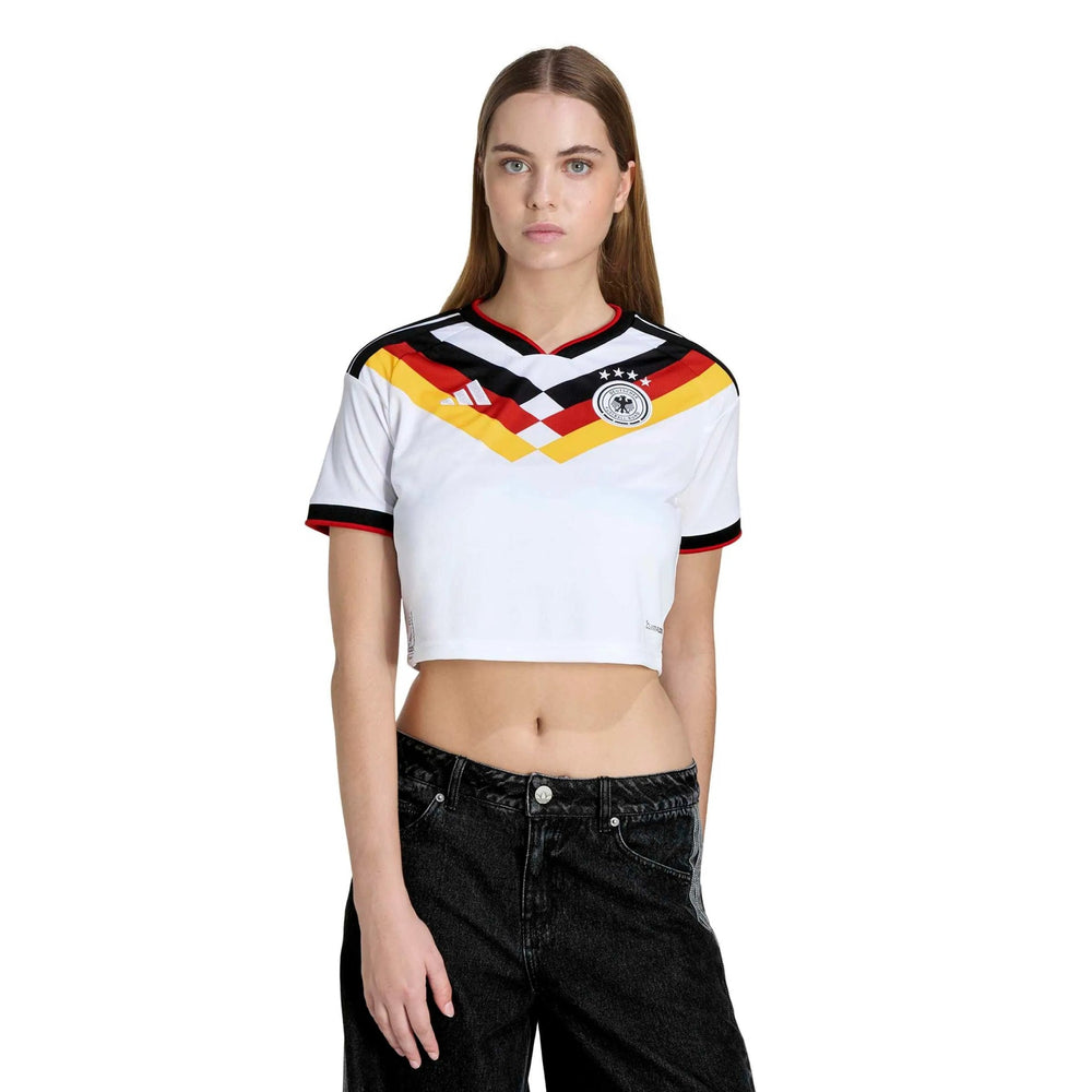 2026 Germany Women's Stadium Home Cropped Soccer Jersey | Adidas Discount