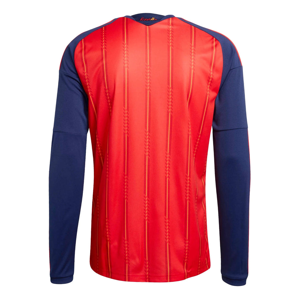 2026 Spain Men's Stadium Home Long-Sleeve Soccer Jersey | Adidas Online