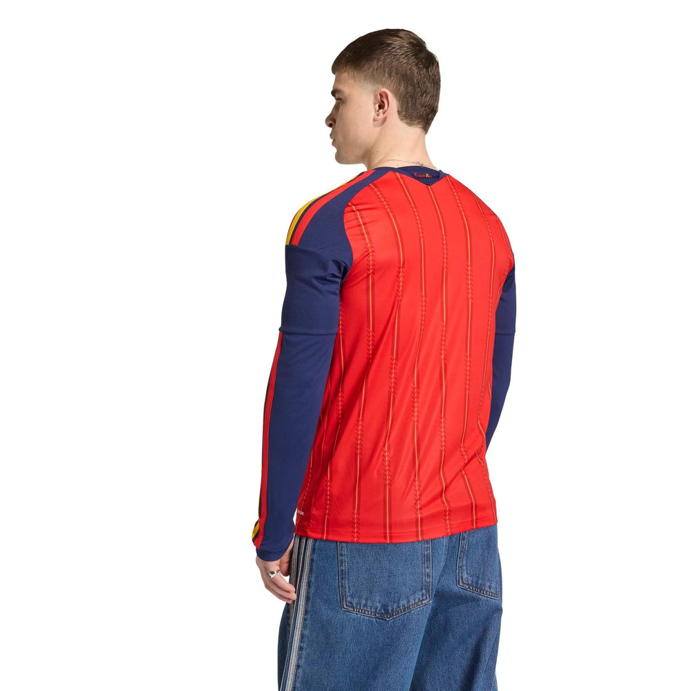 2026 Spain Men's Stadium Home Long-Sleeve Soccer Jersey | Adidas Online
