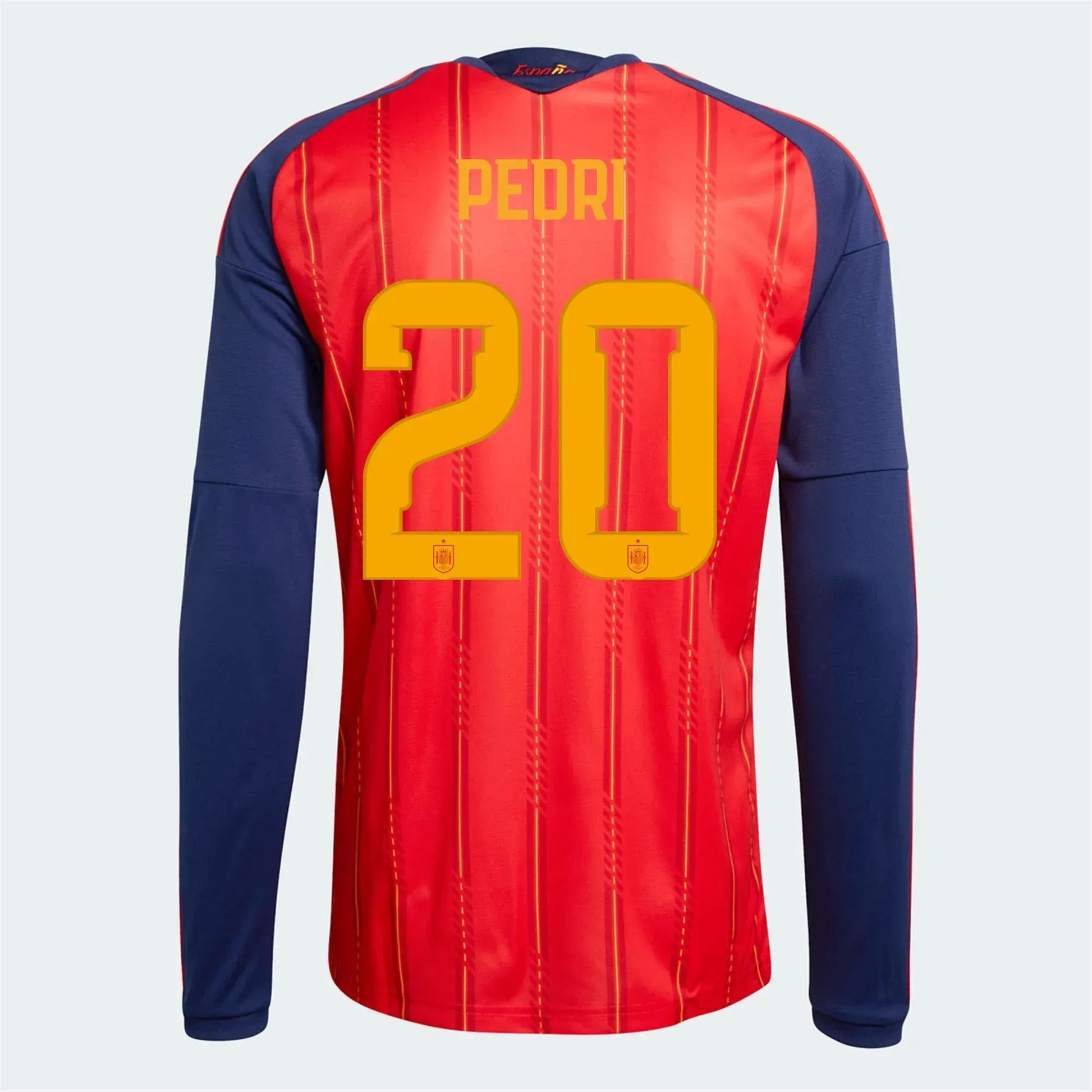 2026 Spain Men's Stadium Home Long-Sleeve Soccer Jersey | Adidas Online