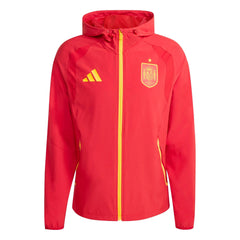 2026 Spain Men's Tiro Travel Full Zip Windbreaker | Adidas Sports