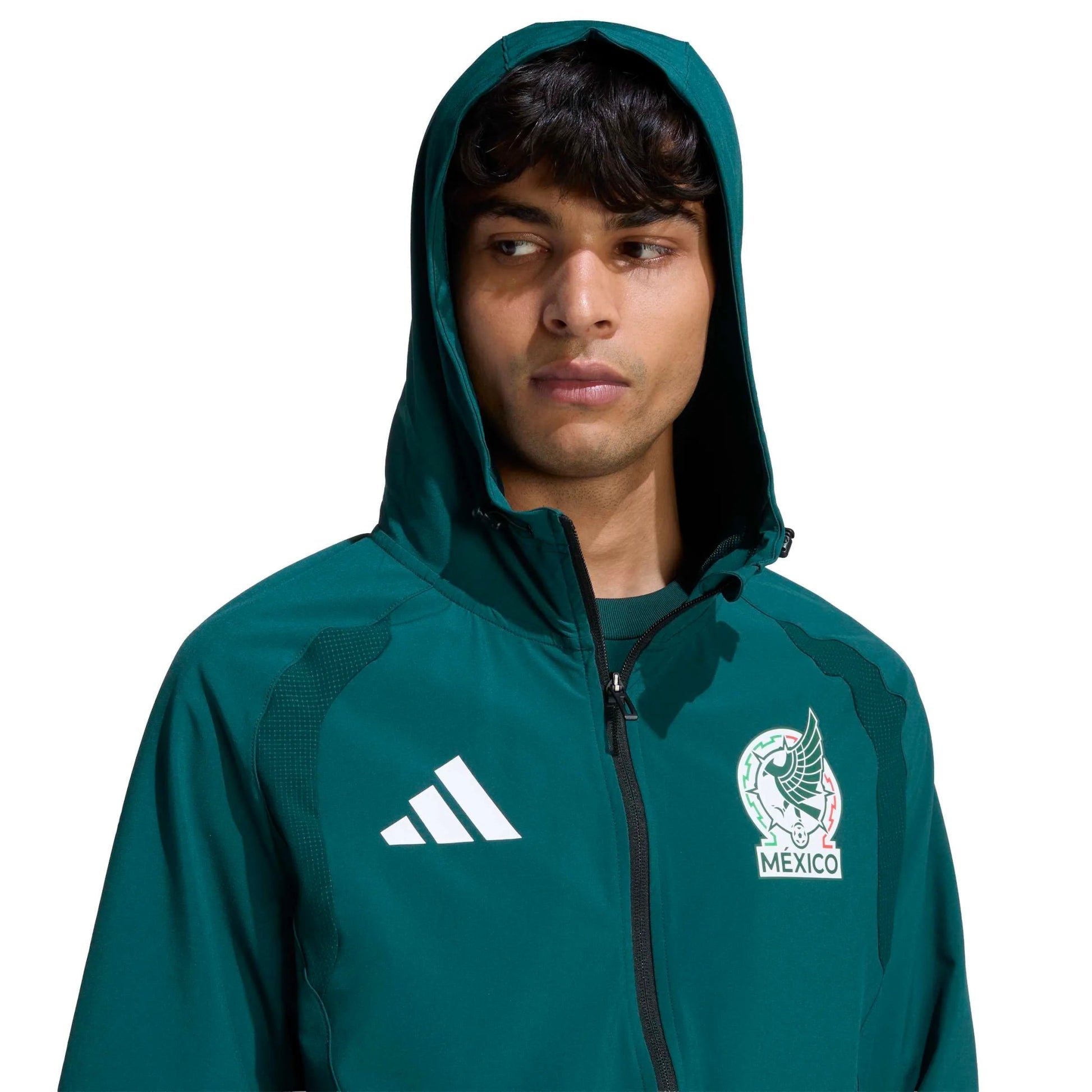 2026 Mexico Men's Tiro Travel Full Zip Windbreaker | Adidas Discount
