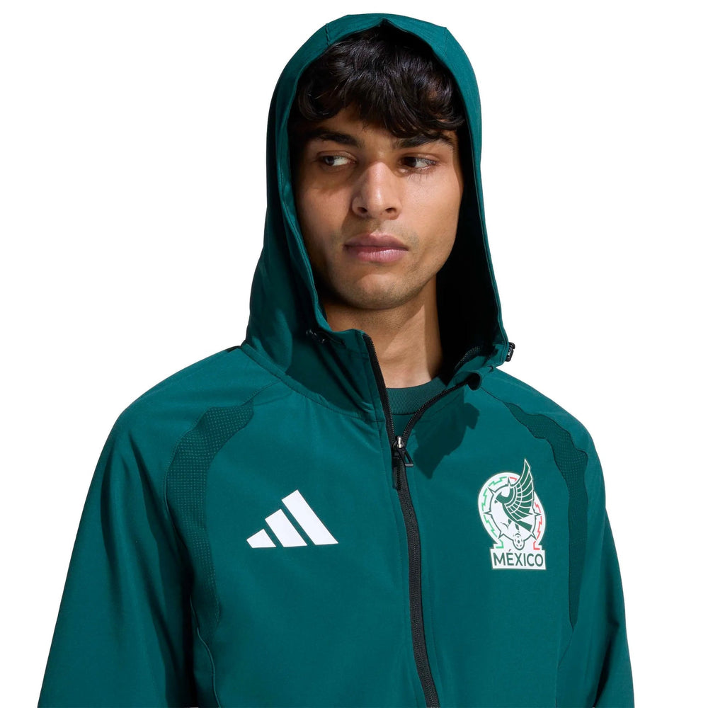 2026 Mexico Men's Tiro Travel Full Zip Windbreaker | Adidas Discount
