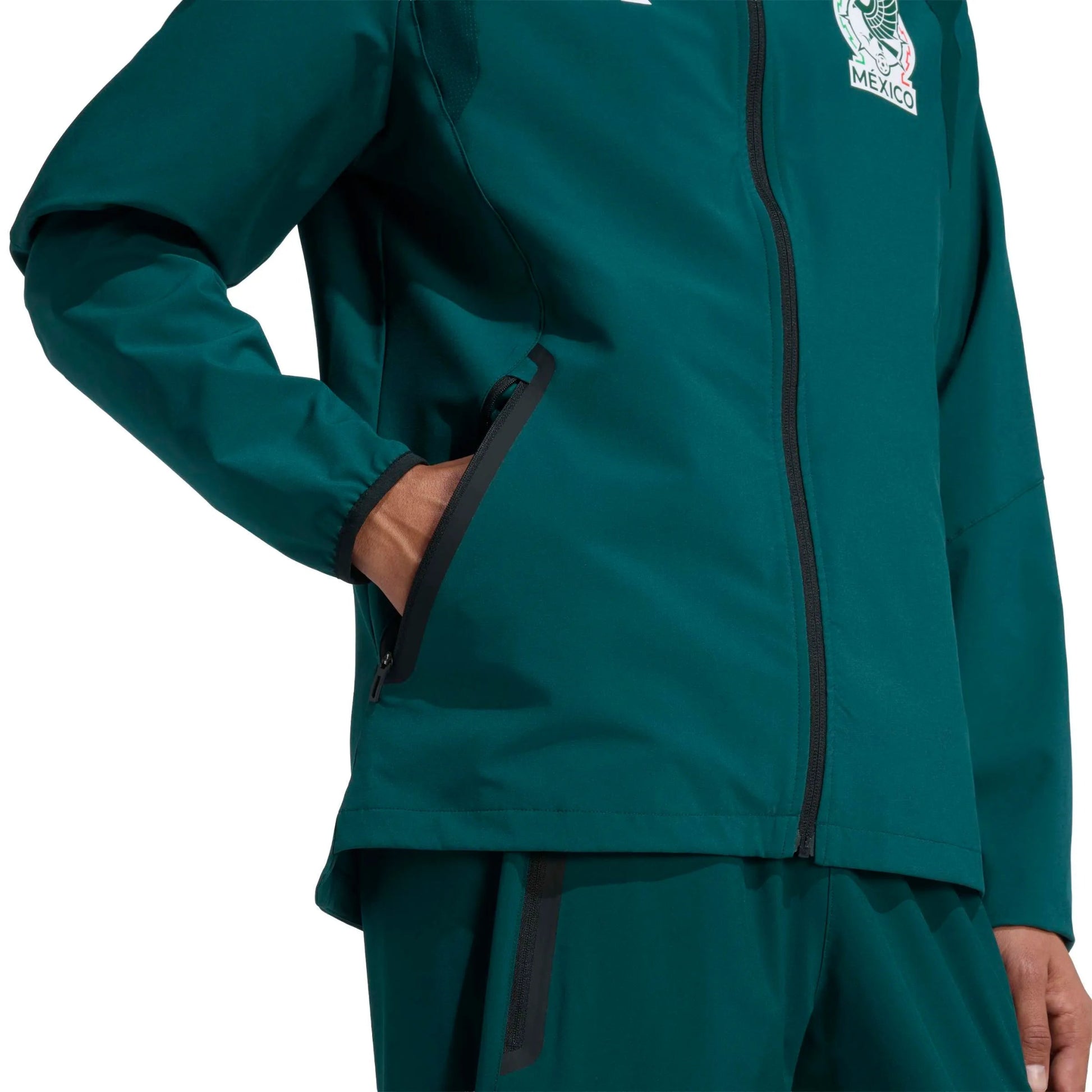2026 Mexico Men's Tiro Travel Full Zip Windbreaker | Adidas Discount