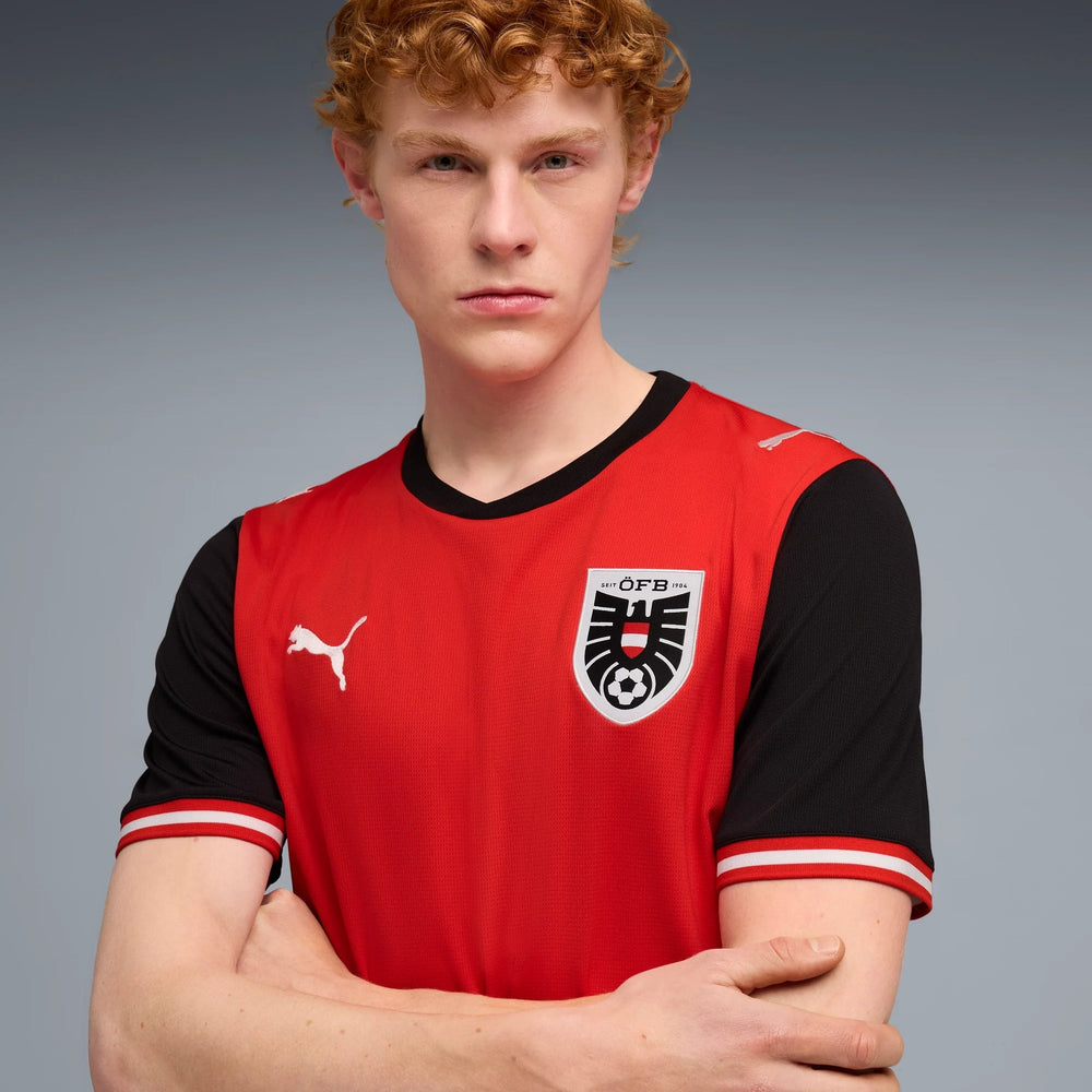 2026 Austria Men's Stadium Home Soccer Jersey | Puma Online