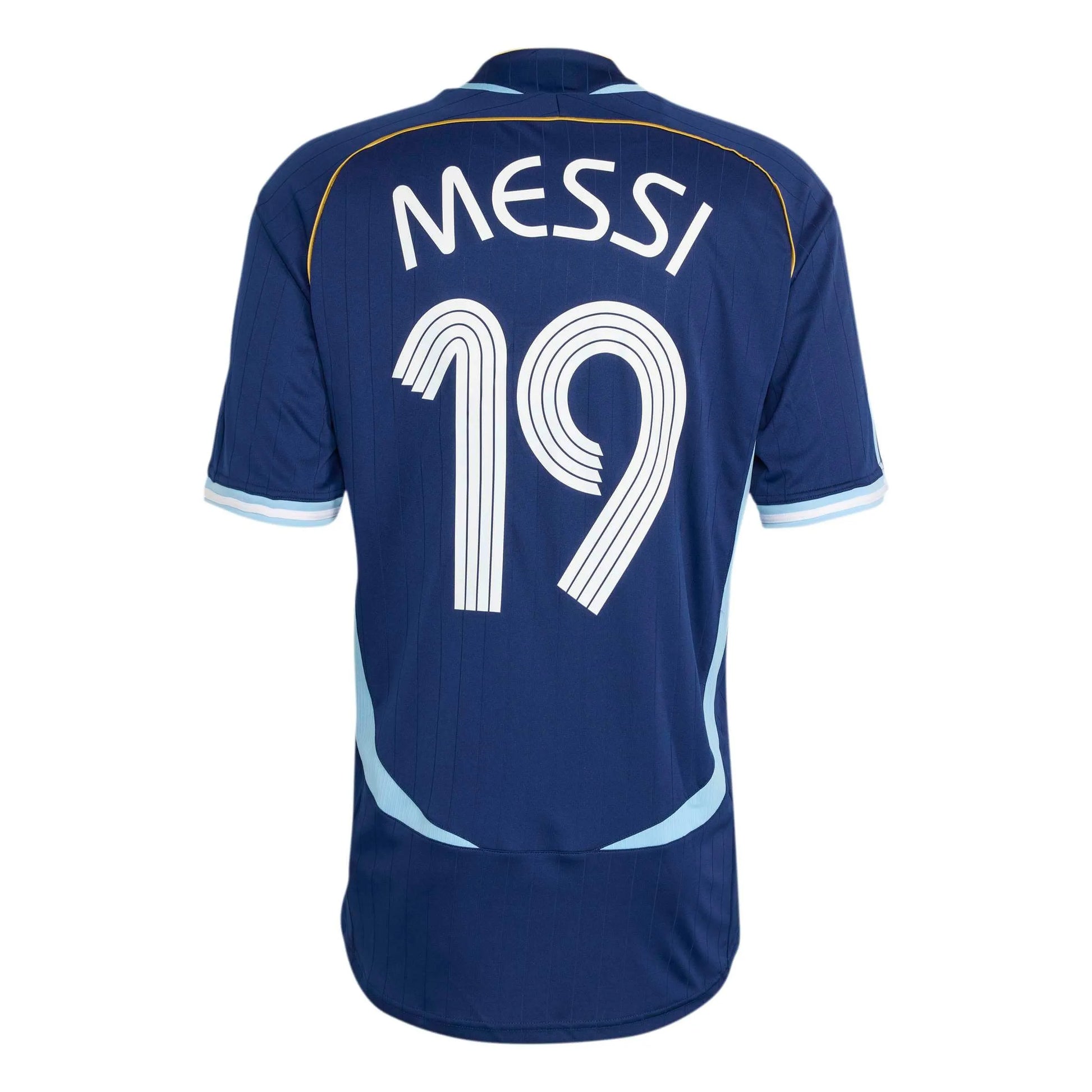 2006 Argentina Men's Retro Stadium Away Messi #19 Soccer Jersey | Adidas for Sale