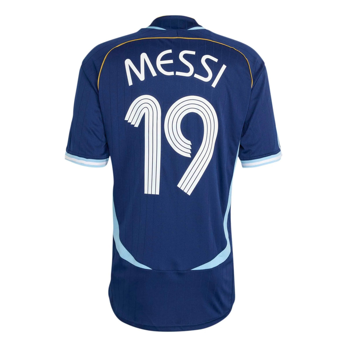 2006 Argentina Men's Retro Stadium Away Messi #19 Soccer Jersey | Adidas for Sale