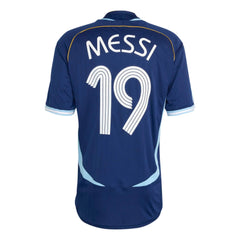 2006 Argentina Men's Retro Stadium Away Messi #19 Soccer Jersey | Adidas for Sale