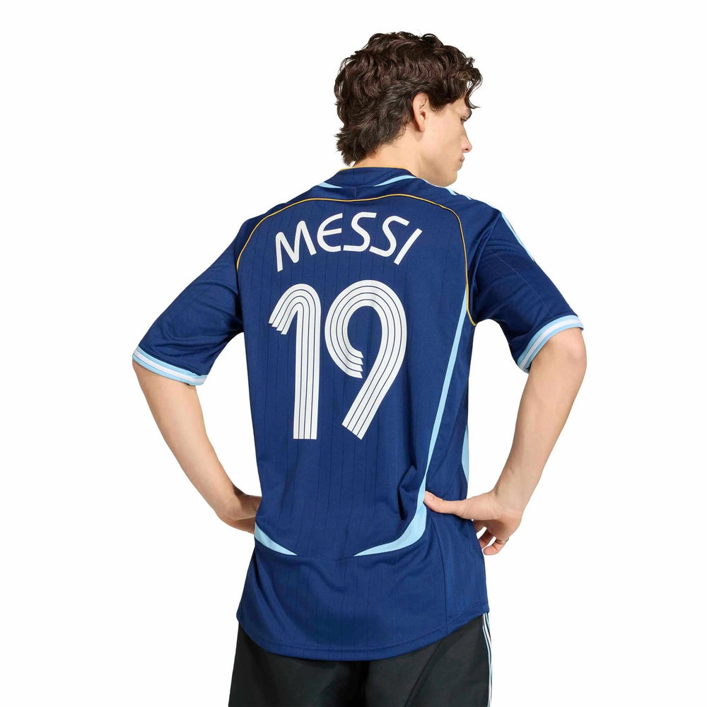 2006 Argentina Men's Retro Stadium Away Messi #19 Soccer Jersey | Adidas for Sale