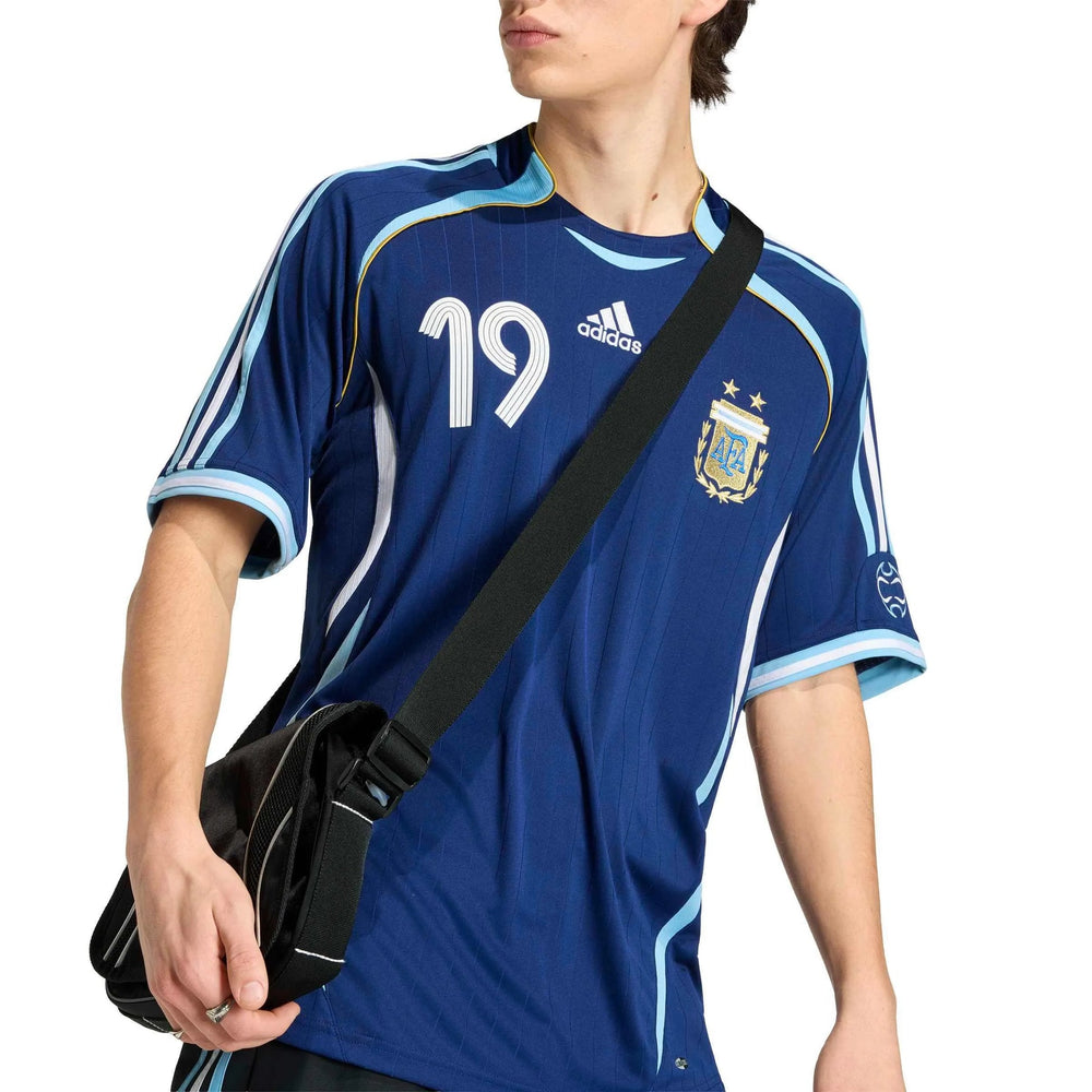 2006 Argentina Men's Retro Stadium Away Messi #19 Soccer Jersey | Adidas for Sale