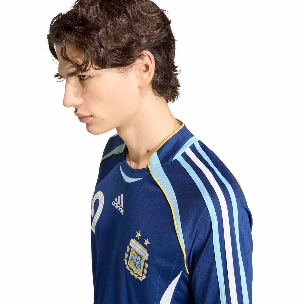 2006 Argentina Men's Retro Stadium Away Messi #19 Soccer Jersey | Adidas for Sale