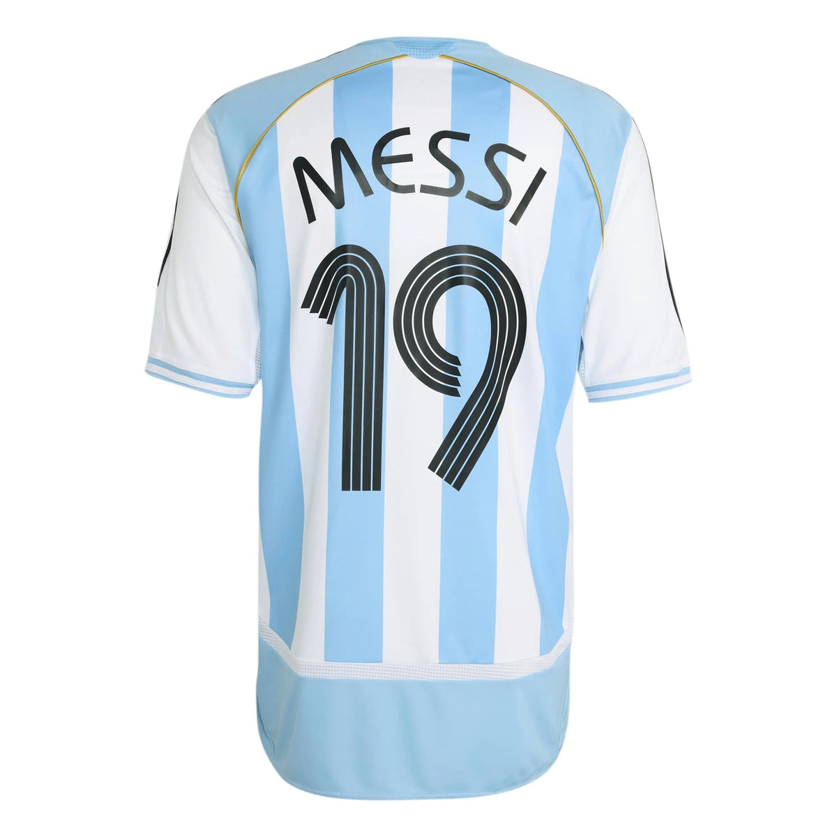 2006 Argentina Men's Retro Stadium Home Messi #19 Soccer Jersey | Adidas Sale