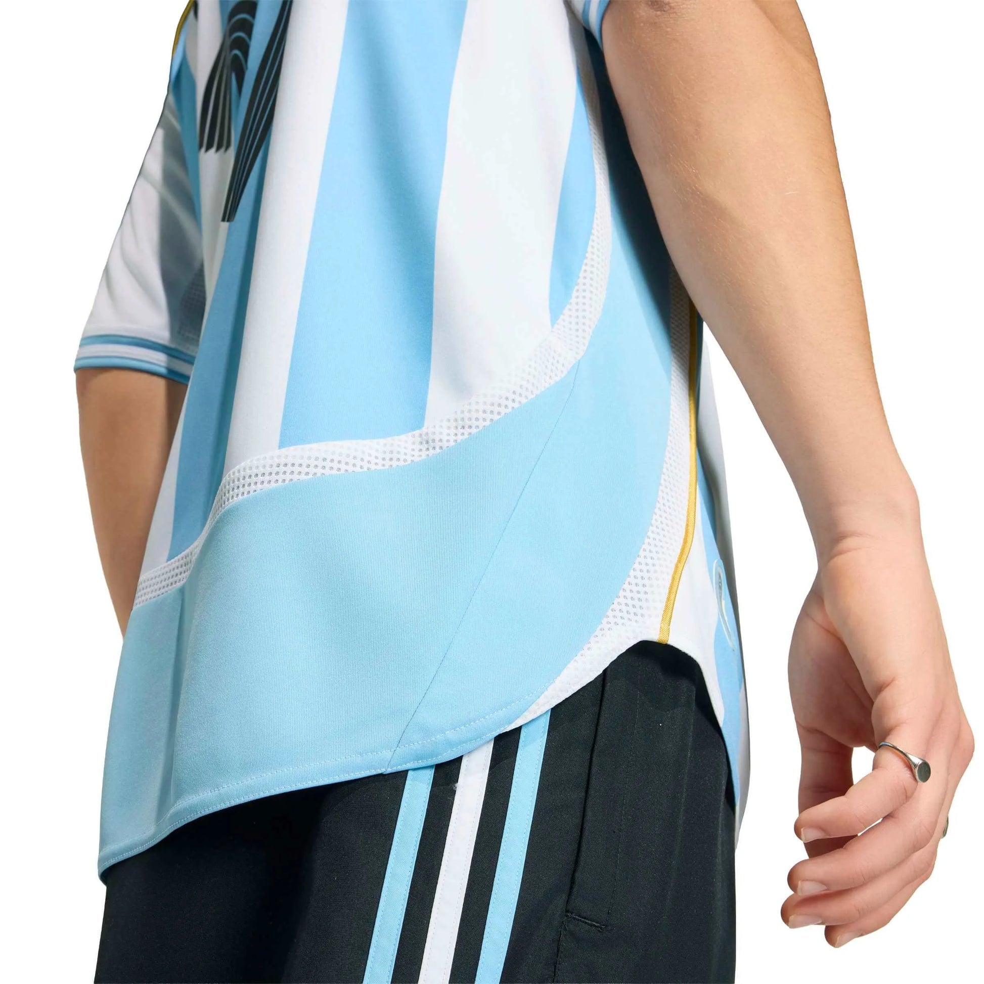 2006 Argentina Men's Retro Stadium Home Messi #19 Soccer Jersey | Adidas Sale