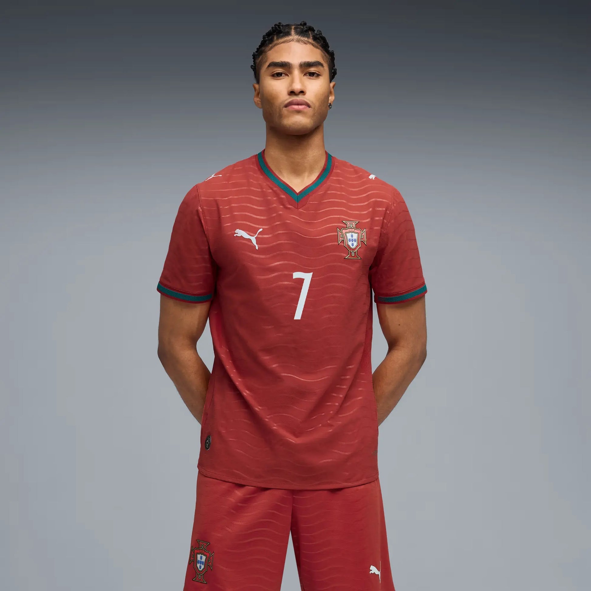 2026 Portugal Men's Authentic Home Ronaldo #7 Soccer Jersey | Puma Sale