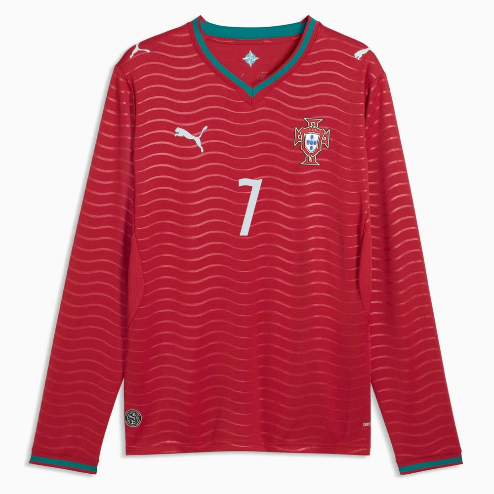 2026 Portugal Men's Stadium Home Ronaldo #7 Long-Sleeve Soccer Je | Puma Sports