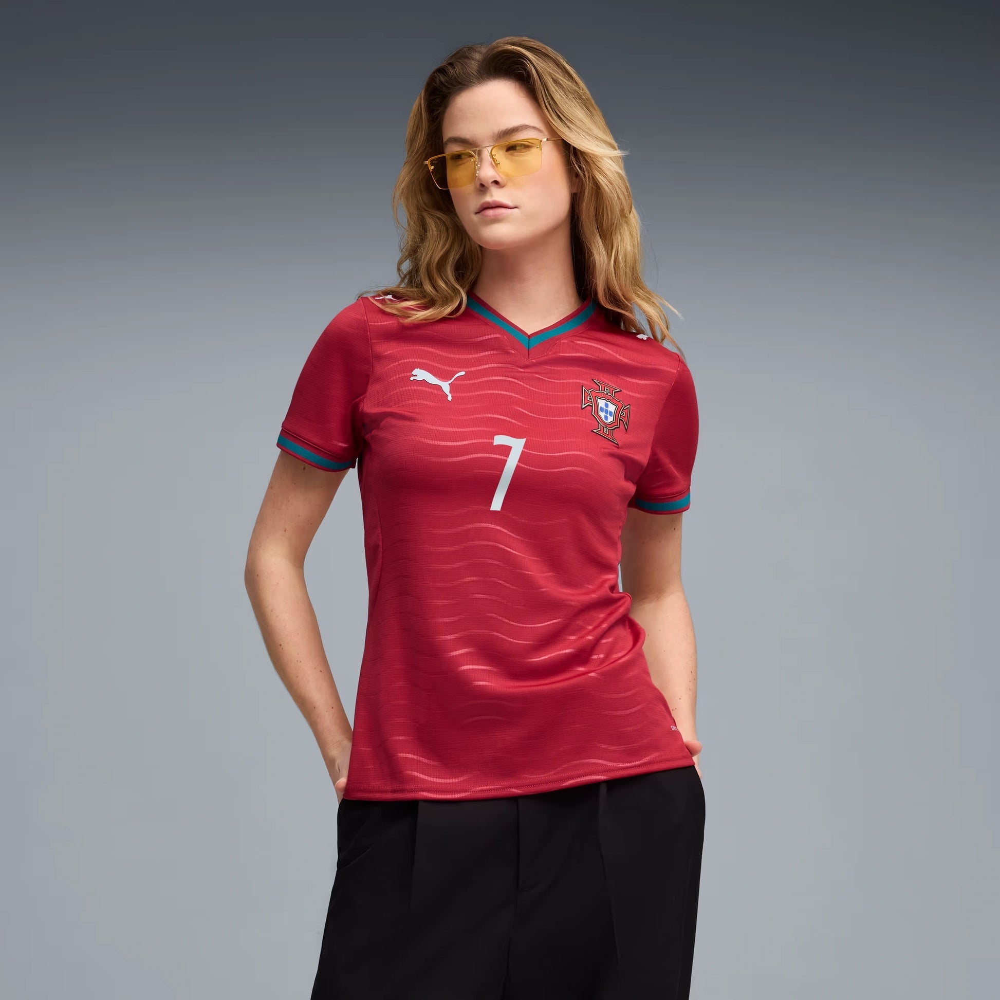 2026 Portugal Women's Stadium Home Ronaldo #7 Soccer Jersey | Puma Outlet