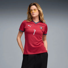 2026 Portugal Women's Stadium Home Ronaldo #7 Soccer Jersey | Puma Outlet