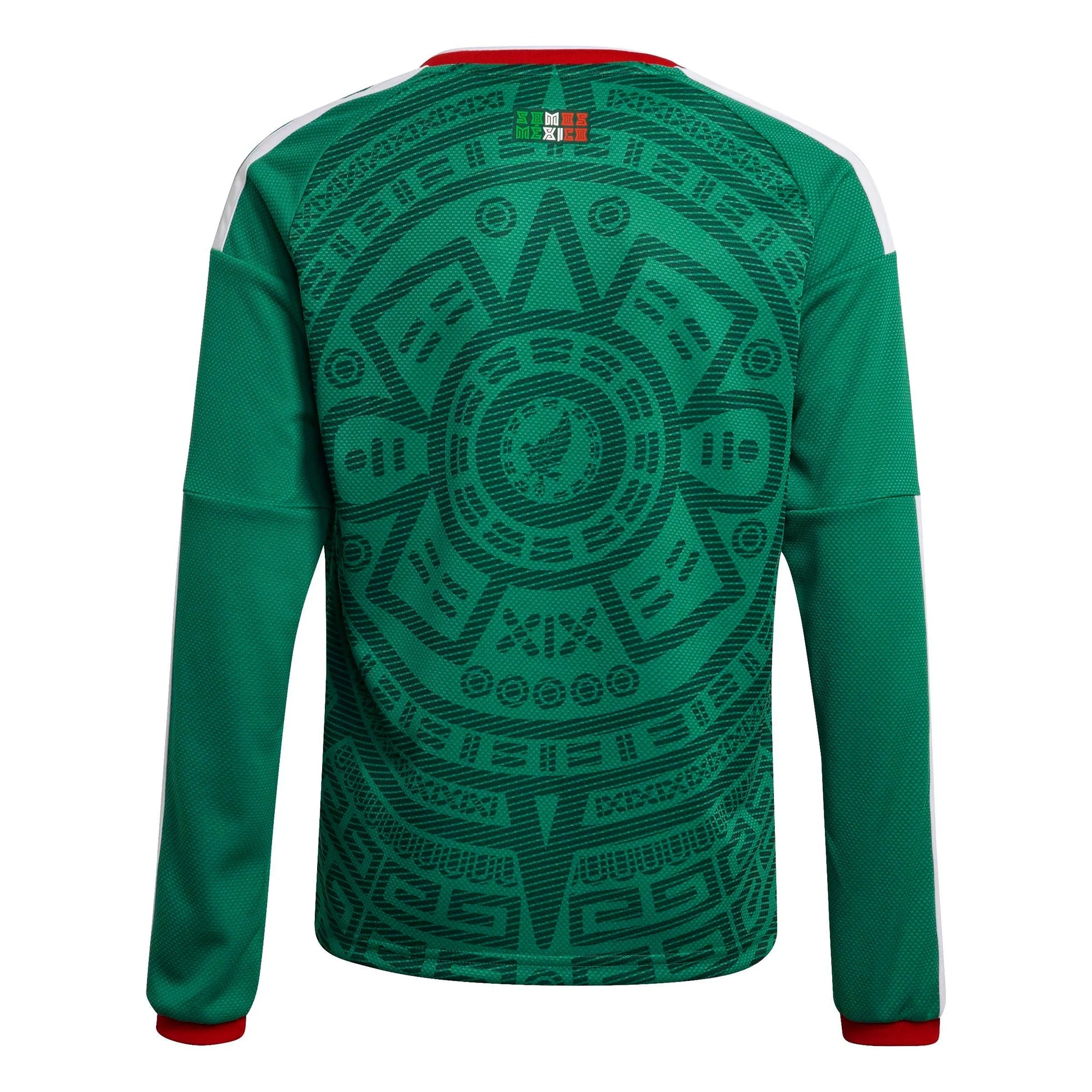2026 Mexico Youth Stadium Home Long-Sleeve Soccer Jersey | Adidas Discount