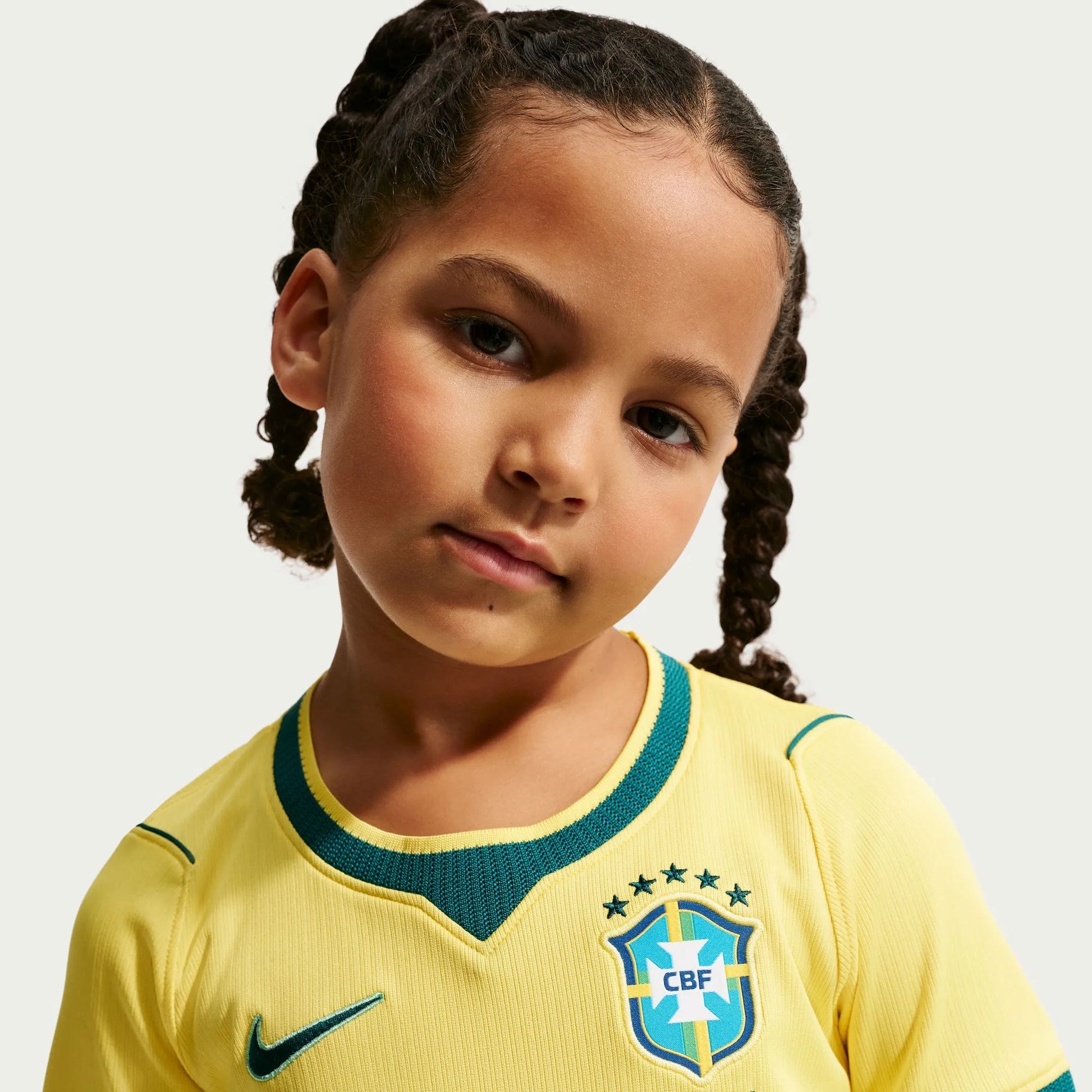 2026-27 Brazil Little Kids' Stadium Home Kit | Nike Discount