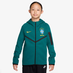 2026-27 Brazil Youth Full-Zip Tech Fleece Hoodie | Nike for Sale