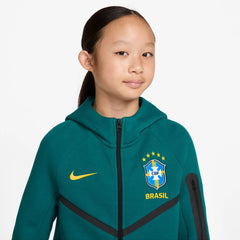 2026-27 Brazil Youth Full-Zip Tech Fleece Hoodie | Nike for Sale