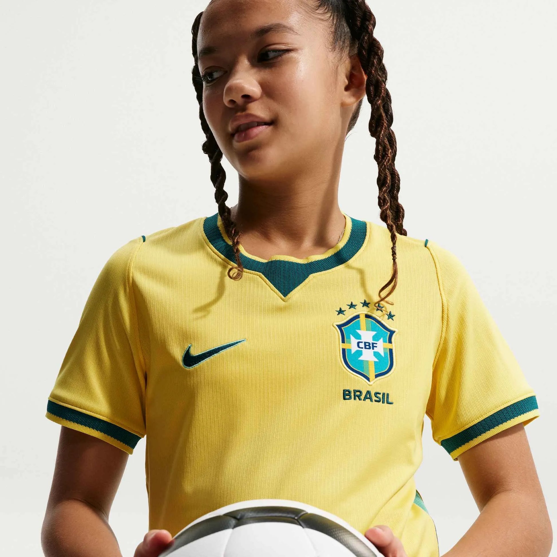 2026-27 Brazil Youth Stadium Home Soccer Jersey | Nike for Sale