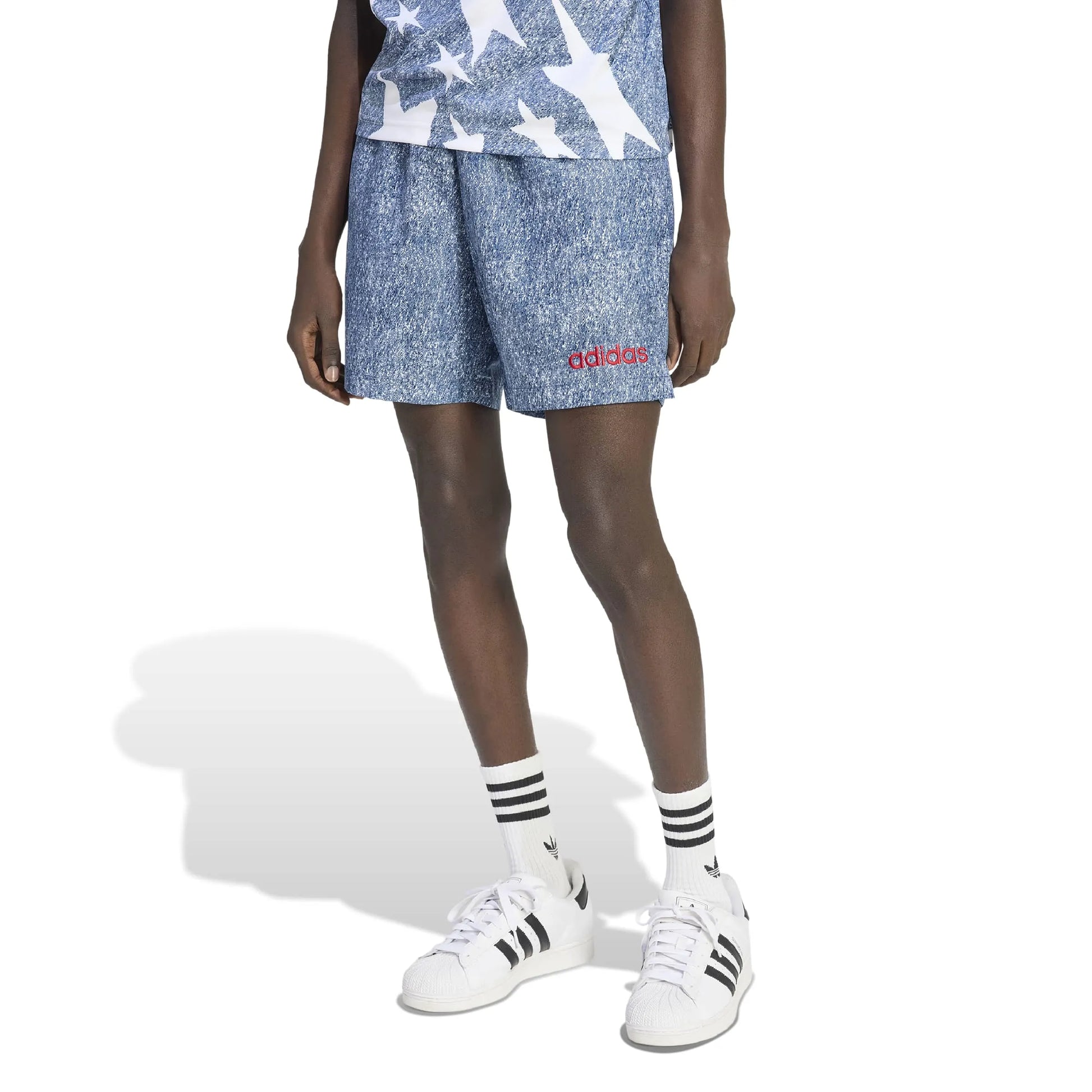 USA Men's Denim Graphic Shorts | Adidas Outlet