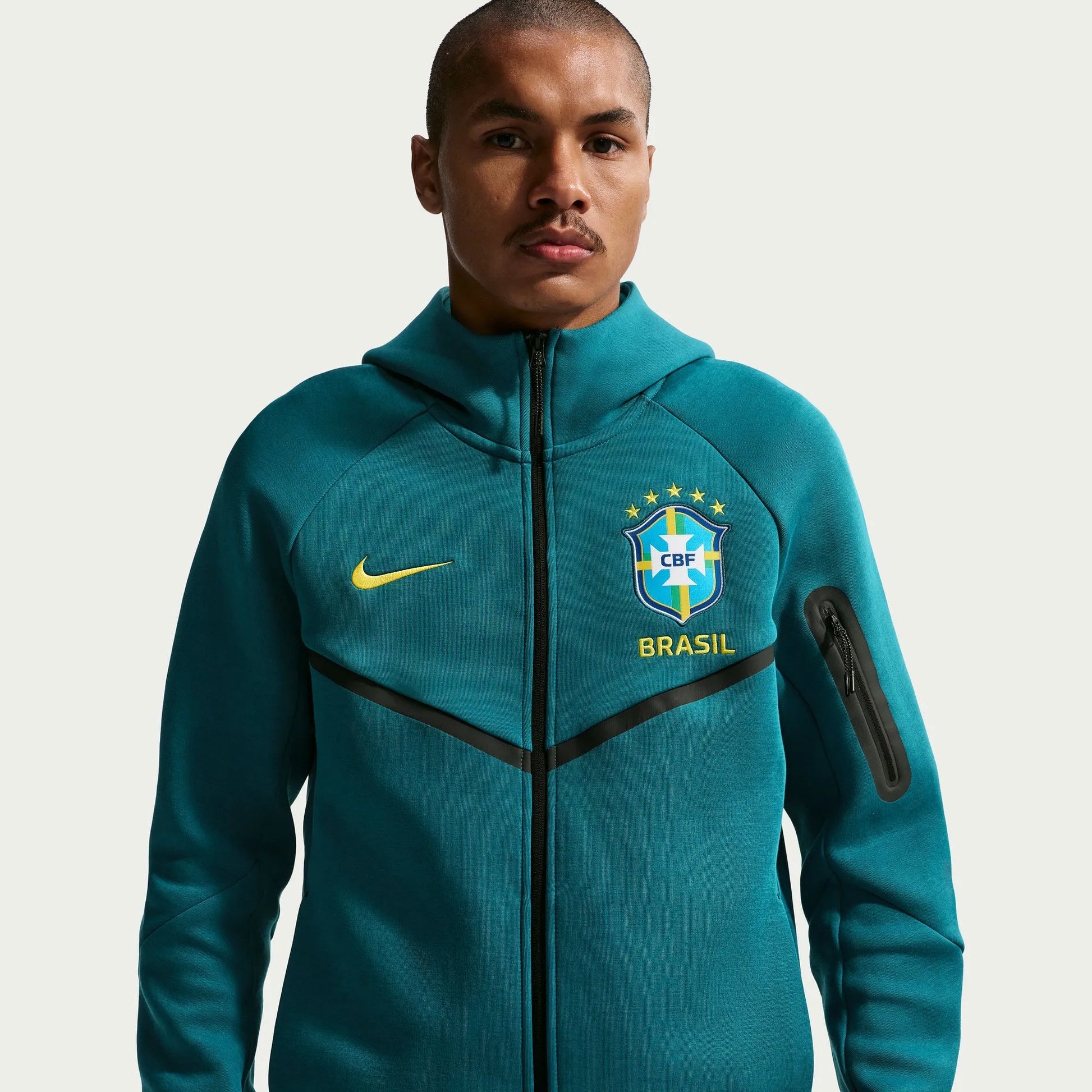 2026-27 Brazil Men's Full-Zip Tech Fleece Hoodie | Nike for Sale