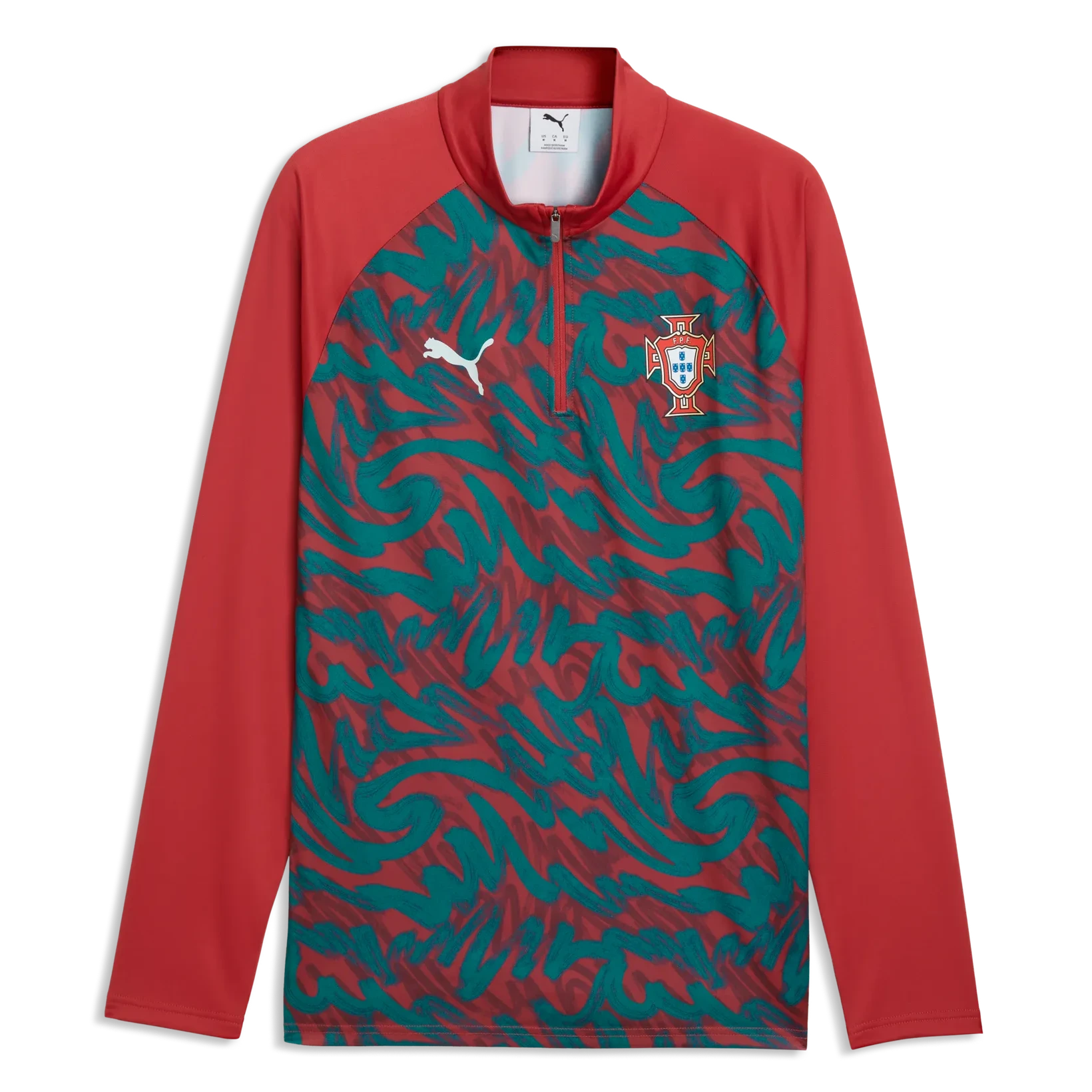 2026-27 Portugal Men's 1/4 Zip Pre-Match Top | Puma for Sale