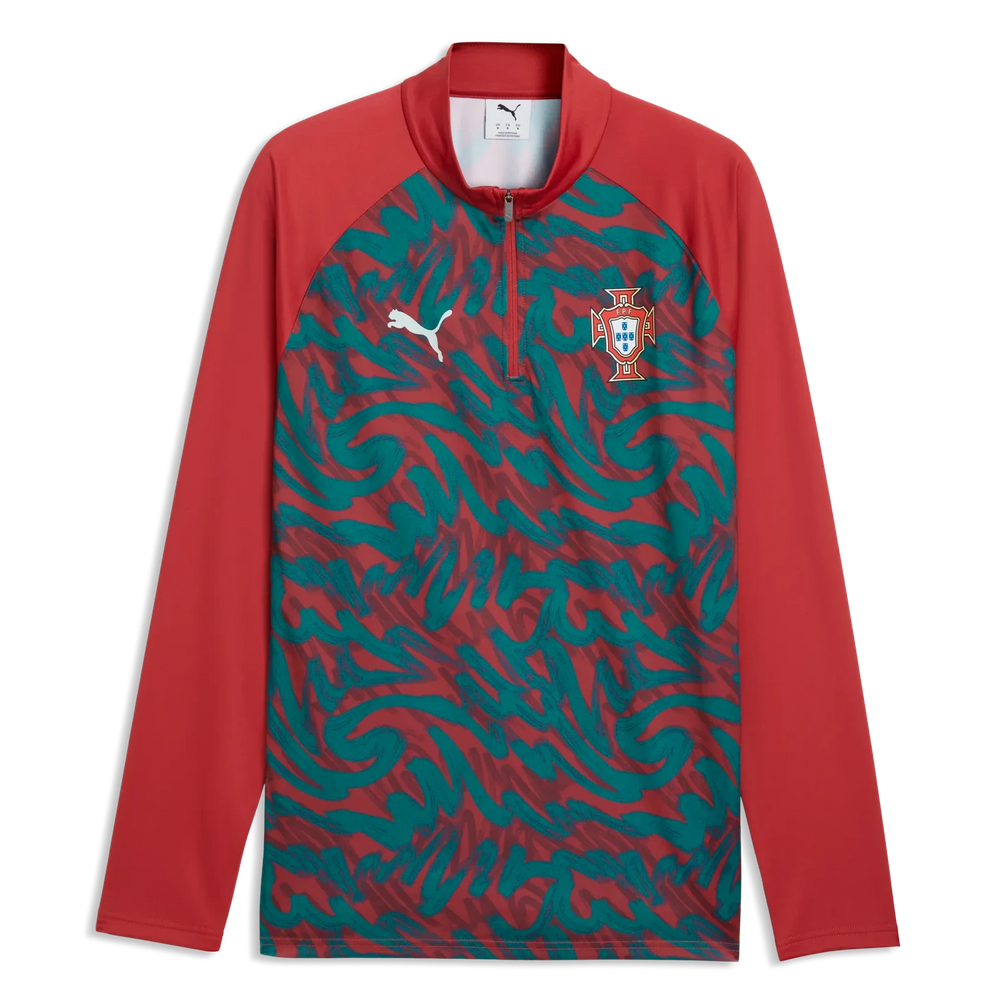 2026-27 Portugal Men's 1/4 Zip Pre-Match Top | Puma for Sale