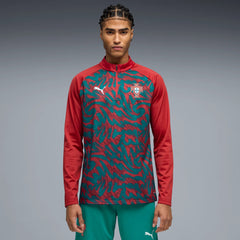2026-27 Portugal Men's 1/4 Zip Pre-Match Top | Puma for Sale