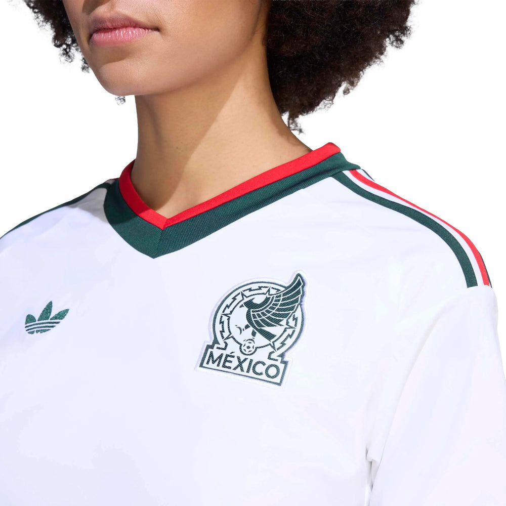 2026 Mexico Women's Stadium Away Cropped Soccer Jersey | Adidas Discount