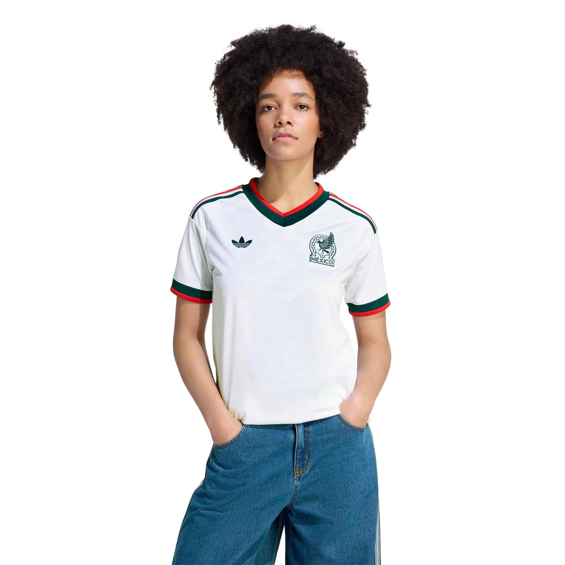 2026 Mexico Women's Stadium Away Soccer Jersey | Adidas Sports